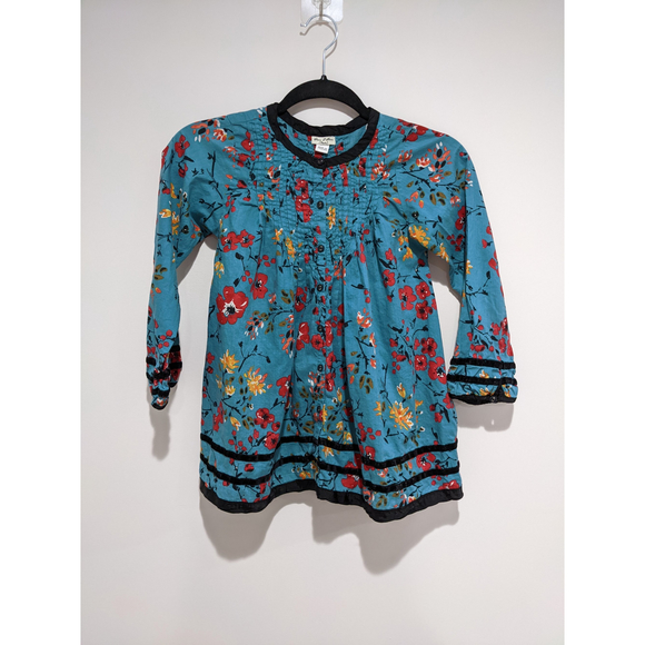 Eliana et Lena Other - Eliana et Lena Paris Miniko Blue Floral Top Size 8Y-9Y